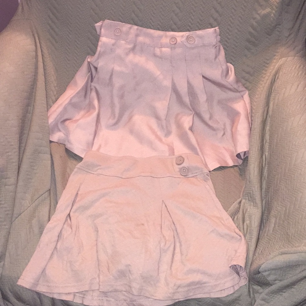 GIRLS UNIFORM KHAKI SKIRTS TAN CHAPS SIZE 10